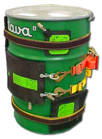 Mini Leak Sealing Bags on Barrel